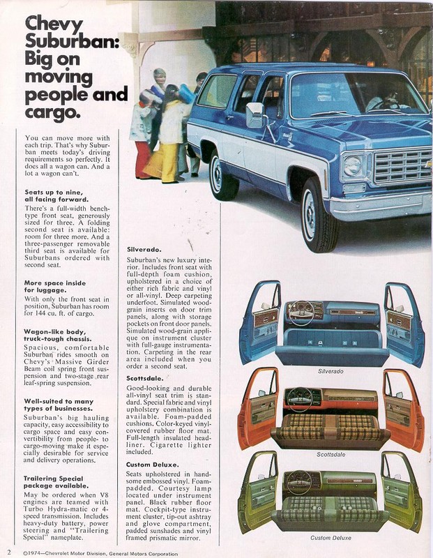 1975 Chevrolet Surburban Brochure Page 6